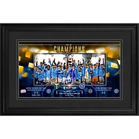 New York City FC Framed 10" x 18" 2021 MLS Cup Champions Panoramic Photograph