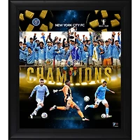 New York City FC Framed 15" x 17" 2021 MLS Cup Champions Collage