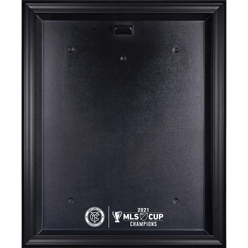 New York City FC 2021 MLS Cup Champions Framed Team Logo Jersey Display Case