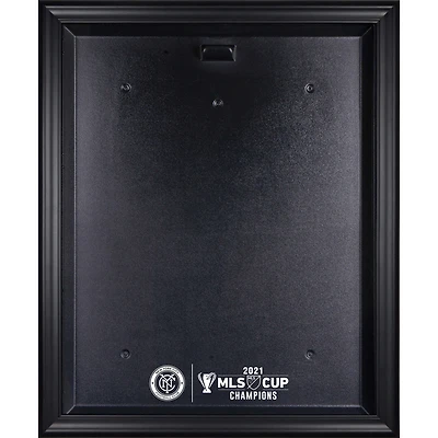 New York City FC 2021 MLS Cup Champions Framed Team Logo Jersey Display Case