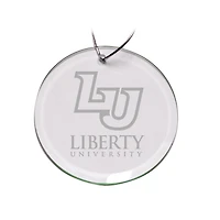 Liberty Flames 3'' Glass Round Ornament