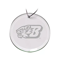 Binghamton Bearcats 3'' Glass Round Ornament