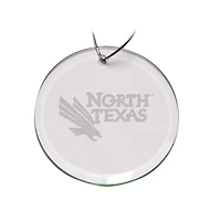 North Texas Mean Green 3'' Glass Round Ornament