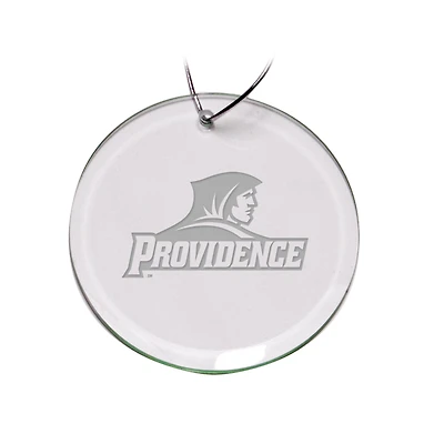 Providence Friars 3'' Glass Round Ornament