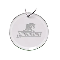 Providence Friars 3'' Glass Round Ornament
