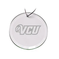 VCU Rams 3'' Glass Round Ornament
