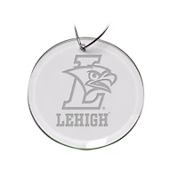 Lehigh Mountain Hawks 3'' Glass Round Ornament