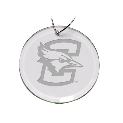 Creighton Bluejays 3'' Glass Round Ornament