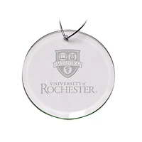 Rochester Yellow Jackets 3'' Glass Round Ornament