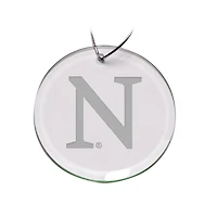 Northwestern Wildcats 3'' Glass Round Ornament