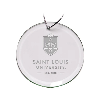 Saint Louis Billikens 3'' Glass Round Ornament