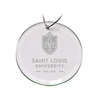 Saint Louis Billikens 3'' Glass Round Ornament