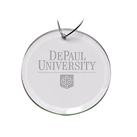 DePaul Blue Demons 3'' Glass Round Ornament