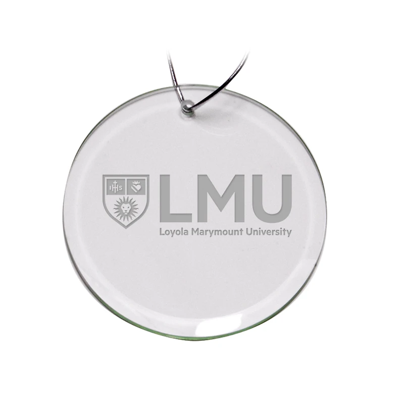 Loyola Marymount Lions 3'' Glass Round Ornament