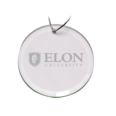 Elon Phoenix 3'' Glass Round Ornament
