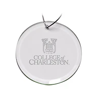 Charleston Cougars 3'' Glass Round Ornament