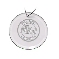 High Point Panthers 3'' Glass Round Ornament