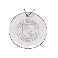 Clarkson Golden Knights 3'' Glass Round Ornament