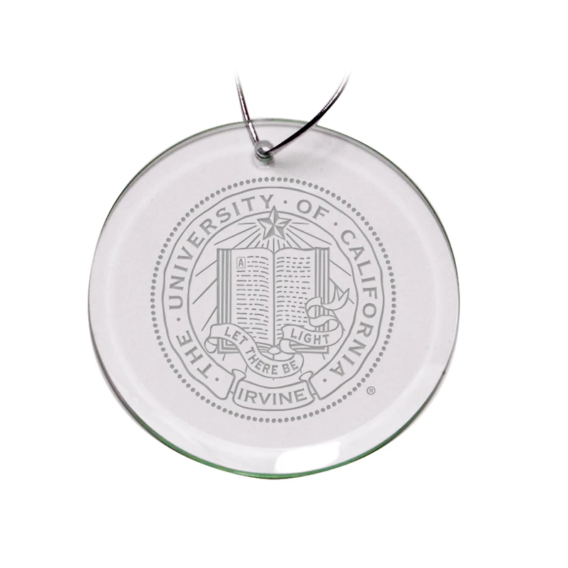 UC Irvine Anteaters 3'' Team Glass Round Ornament