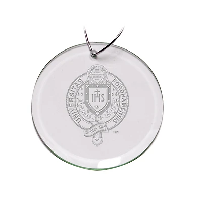 Fordham Rams 3'' Team Glass Round Ornament