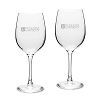 Duquesne Dukes 16oz. 2-Piece Traditional White Wine Glass Set