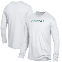 Men's White Hawaii Warriors Keeper Long Sleeve T-Shirt