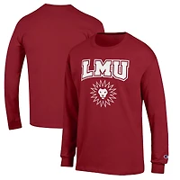 Men's Champion Crimson Loyola Marymount Lions Jersey Long Sleeve T-Shirt