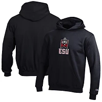Youth Champion Black East Stroudsburg Warriors Eco Powerblend Pullover Hoodie