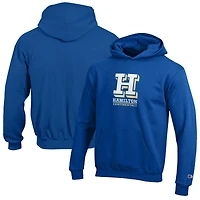 Youth Champion Blue Hamilton Continentals Eco Powerblend Pullover Hoodie