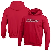 Youth Champion Red Marist Red Foxes Eco Powerblend Pullover Hoodie
