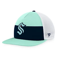 Men's Fanatics Blue/Navy Seattle Kraken Special Edition 2.0 Trucker Snapback Adjustable Hat