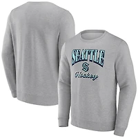Men's Fanatics Heather Gray Seattle Kraken Special Edition 2.0 Pullover Sweatshirt