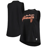Women's DKNY Sport Black San Francisco Giants Marcie Tank Top