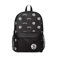 FOCO Brooklyn Nets Repeat Logo Backpack