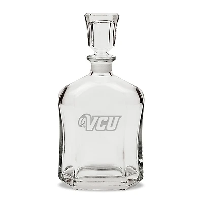 VCU Rams 23.75oz. Crystal Whisky Decanter
