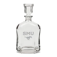 SMU Mustangs 23.75oz. Crystal Whisky Decanter