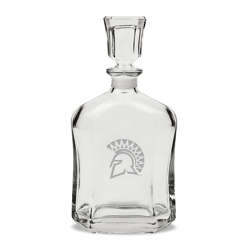 San Jose State Spartans 23.75oz. Crystal Whisky Decanter