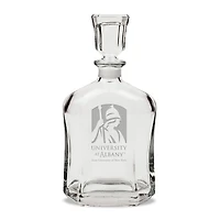 UAlbany Great Danes 23.75oz. Crystal Whisky Decanter