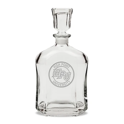 High Point Panthers 23.75oz. Crystal Whisky Decanter