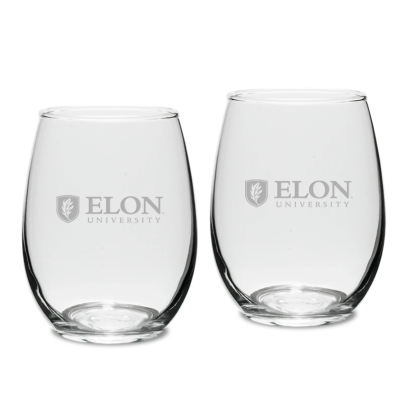 Elon Phoenix 15oz. 2-Piece Stemless Wine Glass Set