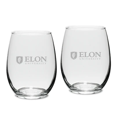 Elon Phoenix 15oz. 2-Piece Stemless Wine Glass Set