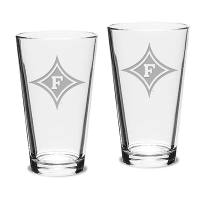 Furman Paladins 16oz. 2-Piece Classic Pub Glass Set