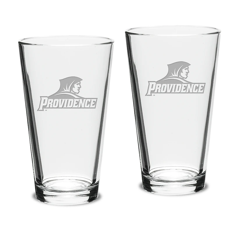 Providence Friars 16oz. 2-Piece Classic Pub Glass Set
