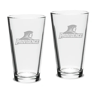 Providence Friars 16oz. 2-Piece Classic Pub Glass Set