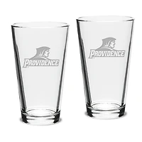 Providence Friars 16oz. 2-Piece Classic Pub Glass Set