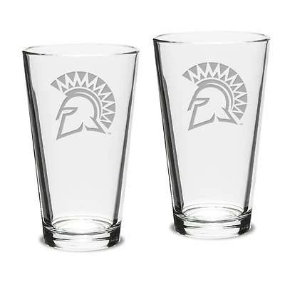 San Jose State Spartans 16oz. 2-Piece Classic Pub Glass Set