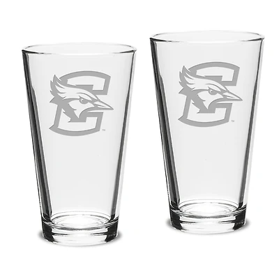 Creighton Bluejays 16oz. 2-Piece Classic Pub Glass Set