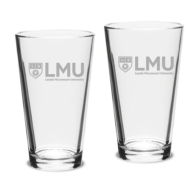 Loyola Marymount Lions 16oz. 2-Piece Classic Pub Glass Set