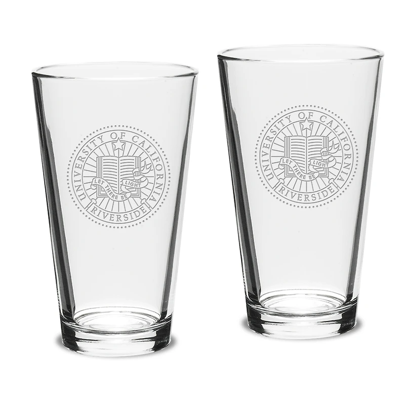 UC Riverside Highlanders 16oz. 2-Piece Classic Pub Glass Set