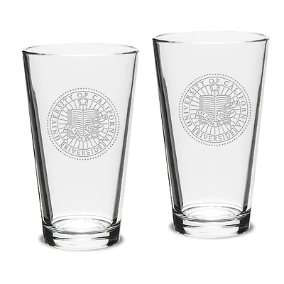 UC Riverside Highlanders 16oz. 2-Piece Classic Pub Glass Set